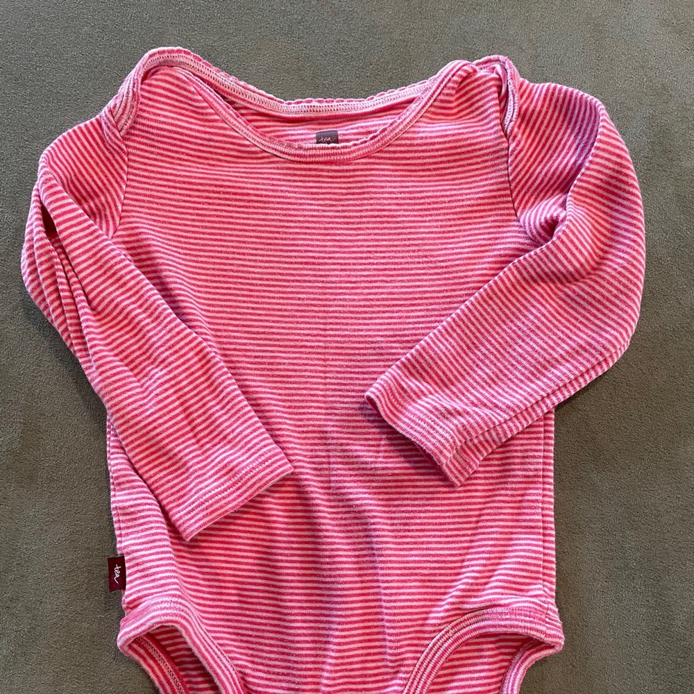 Tea Striped Onesie